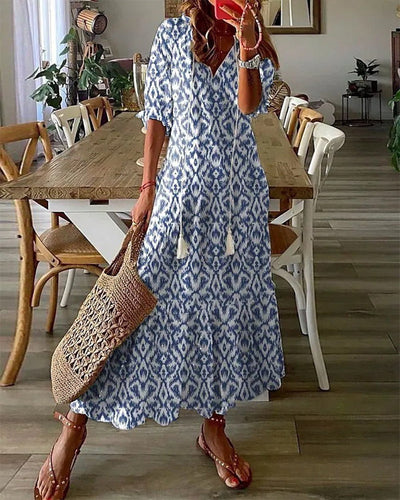 Dianna™ - Vestito Boho Elegante con Design per Coprire la Pancia e Comfort