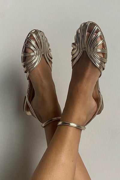 GINEVRA | Elegante Ballerina con Dettaglio Intrecciato per un look raffinato