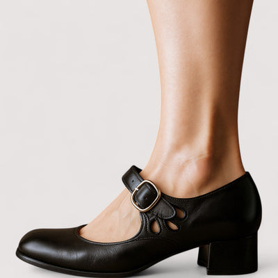 Clara | Elegante scollatura in ecopelle per un look raffinato