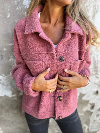 Claudia – Giacca Leggera in Bouclé con Rever neckline