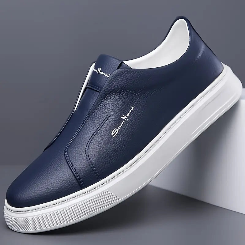 Eleganti Scarpe Slip-On in Pelle per un Look Raffinato