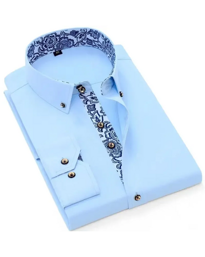 Arvani - Camicia Classica Elegante in Morbido Cotone per uno Stile Impeccabile