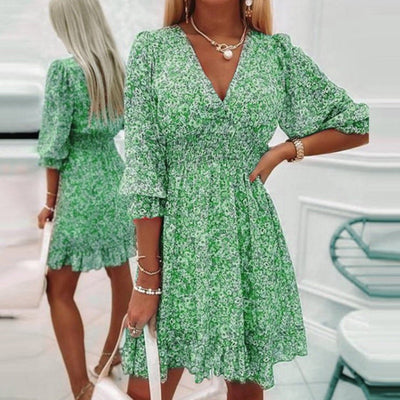 Addison™ - Abito Floreale Elegante per un Look Chic e Raffinato