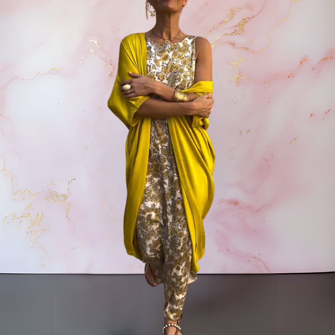 Melanie™ | Abito elegante con raffinata giacca per ogni occasione