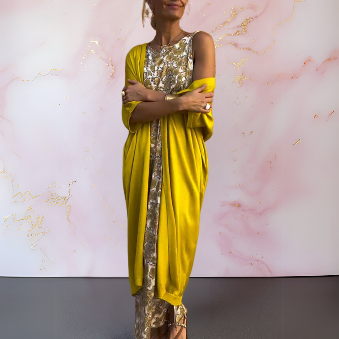 Melanie™ | Abito elegante con raffinata giacca per ogni occasione