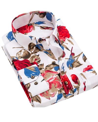 Arvani - Elegante camicia con raffinata stampa nautica per un look irresistibile