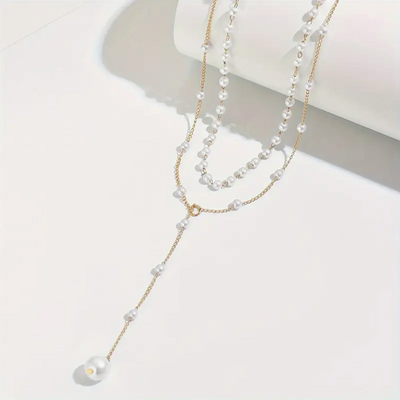 Collana Elegante Vintage con Perle di Fiume