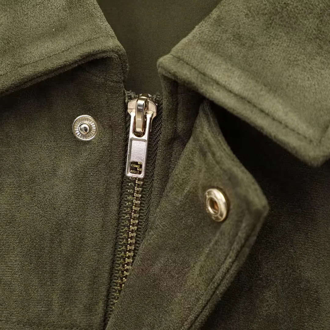 Georgina - Giacca Leggero in Suede