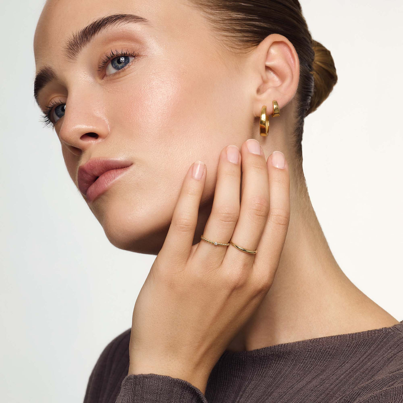 Anello Slim Dome | Oro