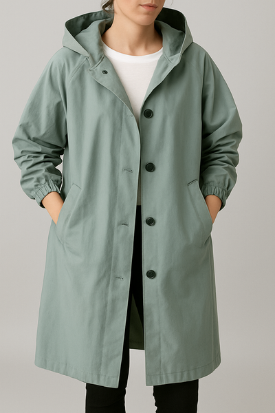 Lunara - Mantella Trench elegante con cintura
