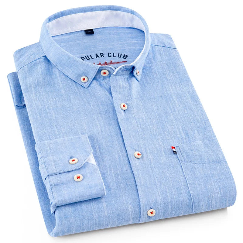 Arvani - Camicia in Lino Saint-Tropez Elegante per uno Stile Fresco e Raffinato