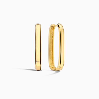 Large Icon Hoops | Oro
