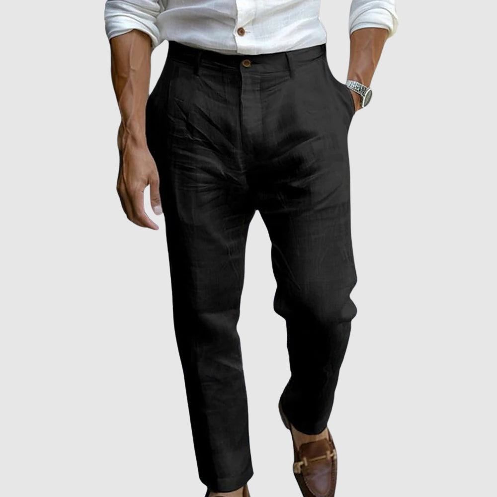 Pantaloni Eleganti in Lino Saint-Tropez