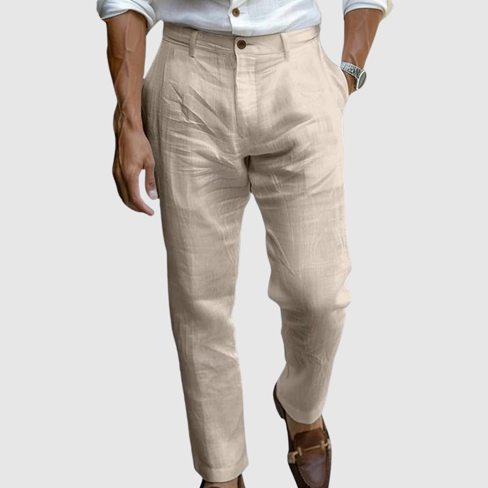 Pantaloni Eleganti in Lino Saint-Tropez