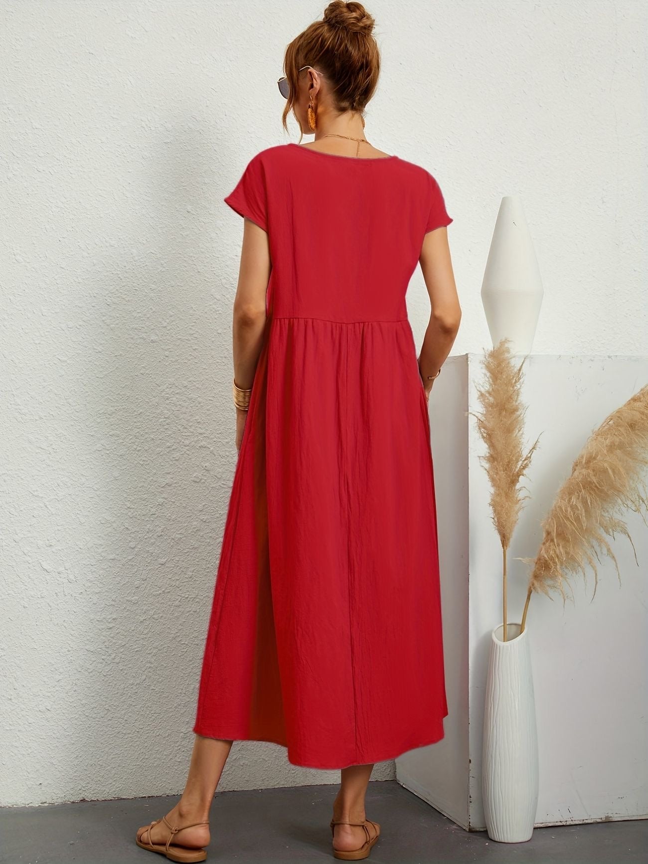 Caroline™ - Abito Casual Elegante per uno Stile Raffinato e Confortevole