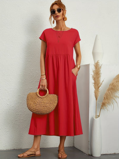Caroline™ - Abito Casual Elegante per uno Stile Raffinato e Confortevole