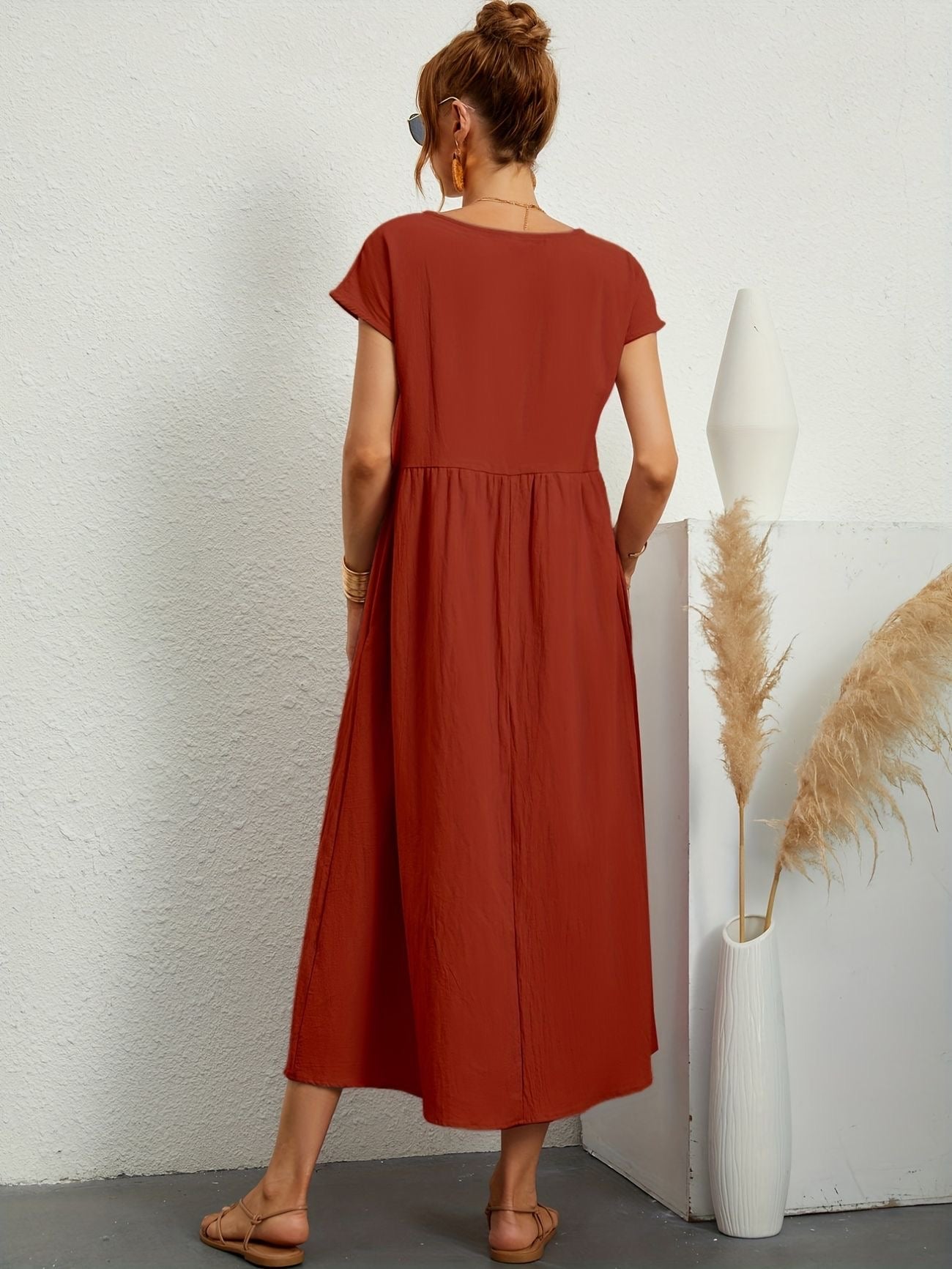 Caroline™ - Abito Casual Elegante per uno Stile Raffinato e Confortevole