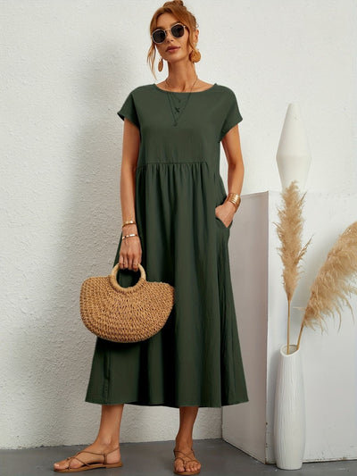 Caroline™ - Abito Casual Elegante per uno Stile Raffinato e Confortevole