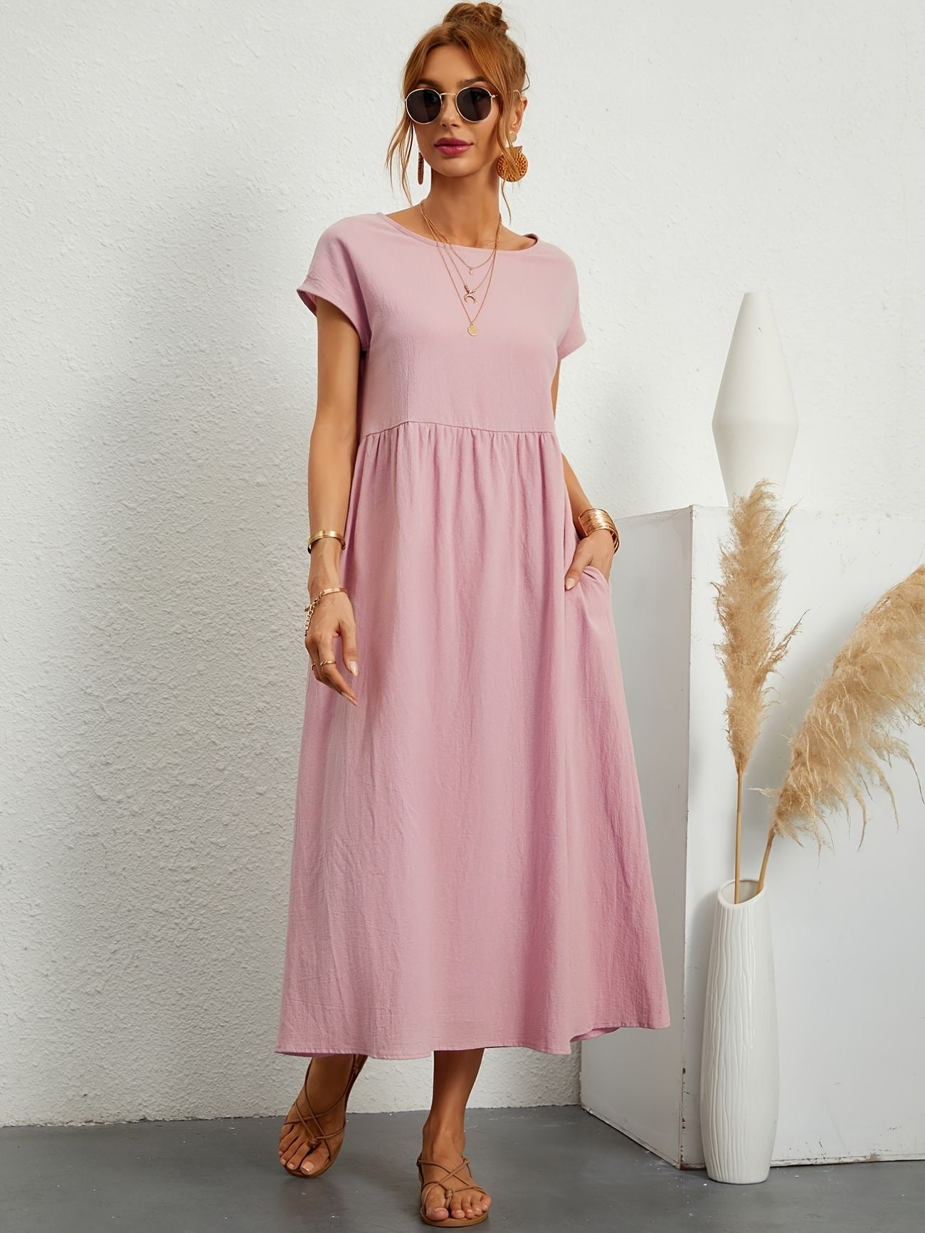 Caroline™ - Abito Casual Elegante per uno Stile Raffinato e Confortevole
