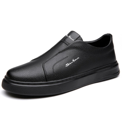 Eleganti Scarpe Slip-On in Pelle per un Look Raffinato
