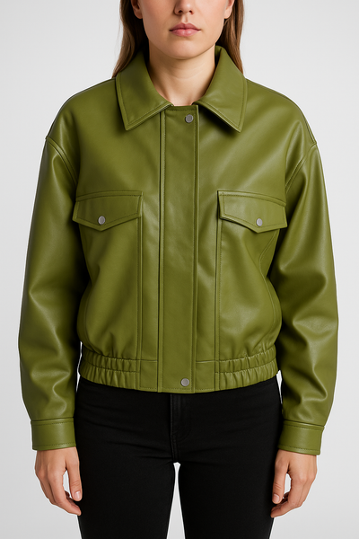 Harper - Cappotto in Pelle Oversize