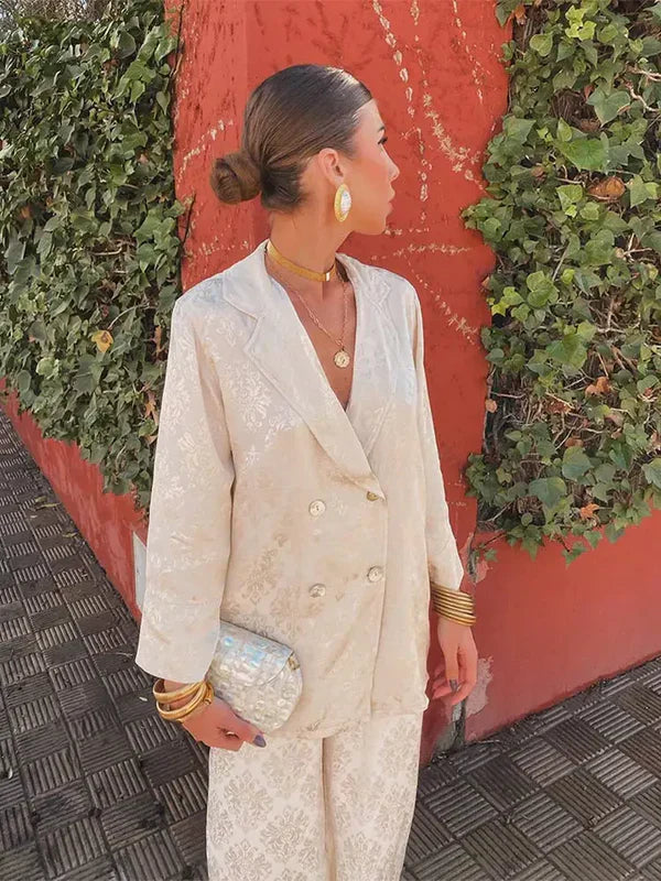 Kelly™ | Completo di Blazer Elegante e Chic per uno Stile Raffinato