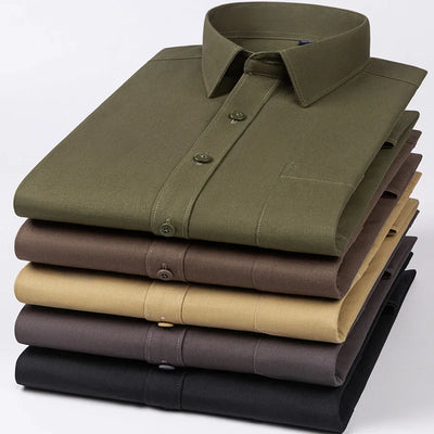 Camicia di lusso elegante Arvani in morbido cotone