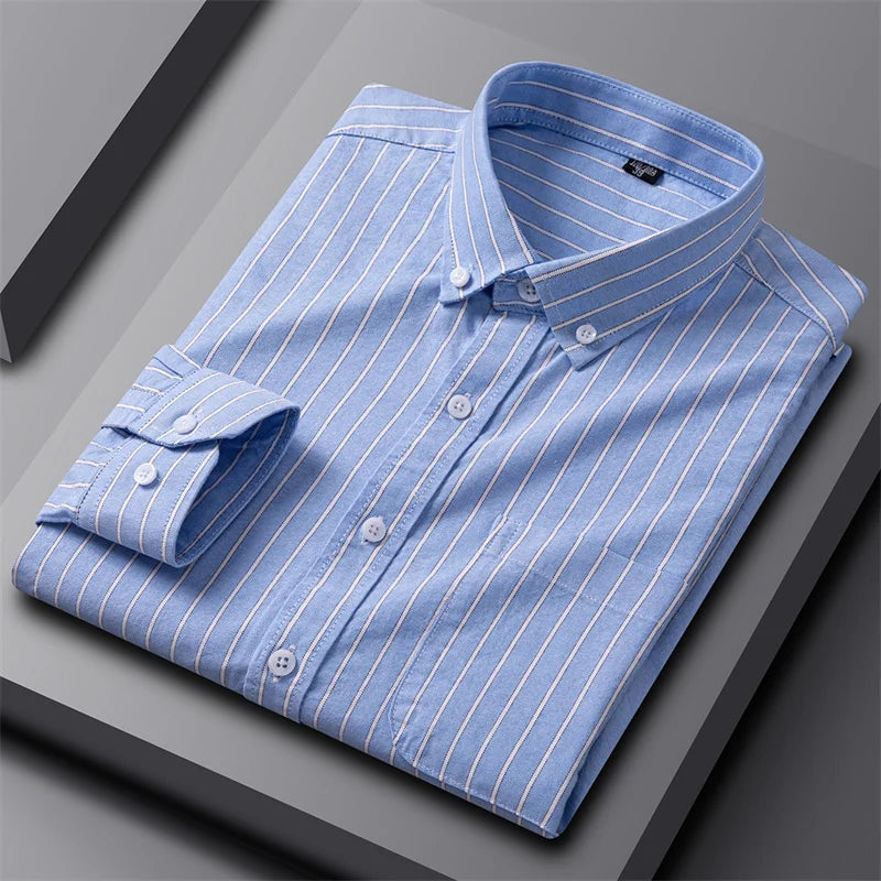 Arvani - Camicia Oxford da Uomo Elegante per uno Stile Raffinato