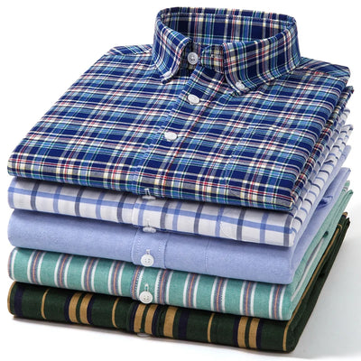 Arvani - Camicia Elegante in Morbido Cotone Oxford per uno Stile senza Tempo