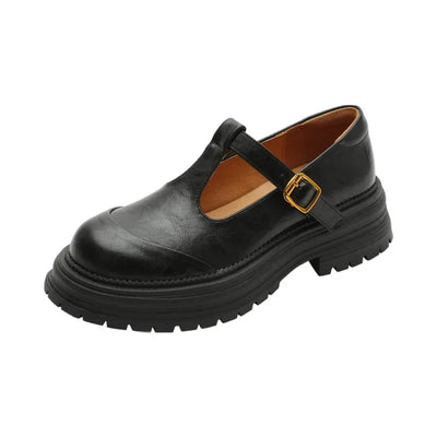 Chiara - Eleganti Scarpe Mary Jane in Pelle di Alta Qualità