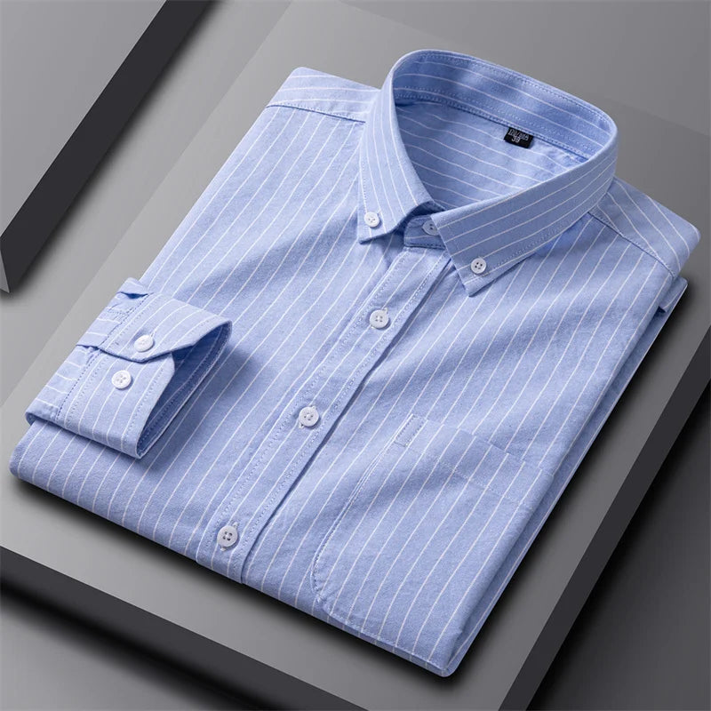 Arvani - Camicia Oxford da Uomo Elegante per uno Stile Raffinato