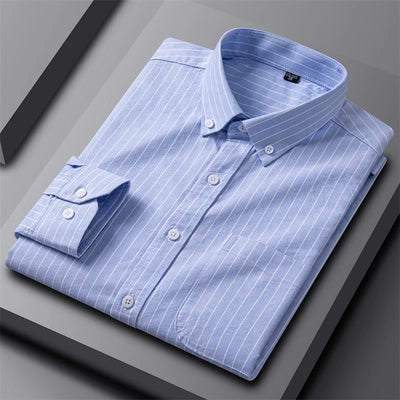Arvani - Camicia Oxford da Uomo Elegante per uno Stile Raffinato