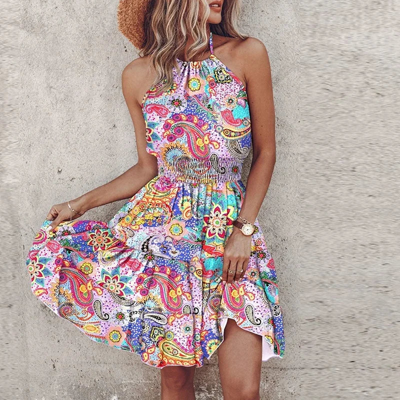 Angela™ - Vestito Hhalter Elegante e alla Moda