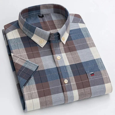 Arvani - Camicia da Uomo in Cotone di Eleganza Raffinata