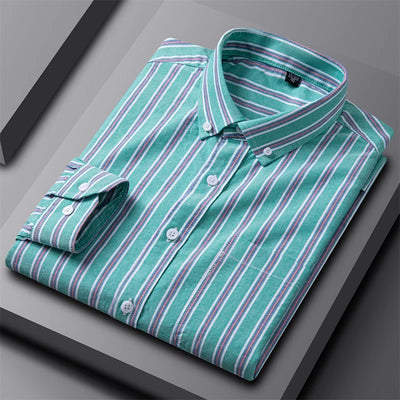 Arvani - Camicia Oxford da Uomo Elegante per uno Stile Raffinato