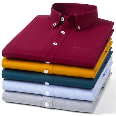 Arvani - Camicia Elegante in Morbido Cotone Oxford per uno Stile senza Tempo