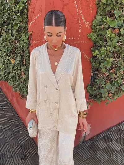 Kelly™ | Completo di Blazer Elegante e Chic per uno Stile Raffinato