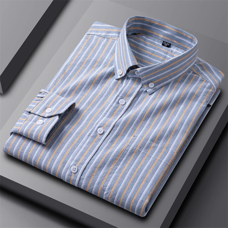 Arvani - Camicia Oxford da Uomo Elegante per uno Stile Raffinato