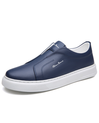 Eleganti Scarpe Slip-On in Pelle per un Look Raffinato