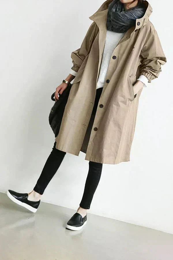 Lunara - Mantella Trench elegante con cintura