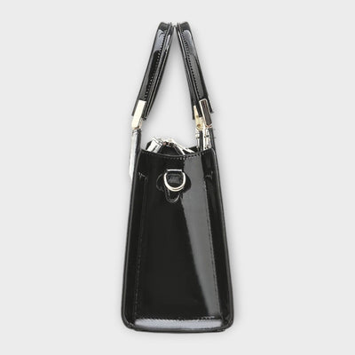 Madison - Glossy Crocodile Pattern Handbag