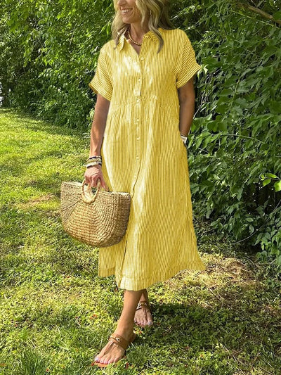 CASSIE | Abito a Righe Elegante per un look Raffinato