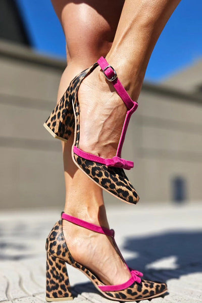 Beauu™ | Eleganti Sandali con Stampa Leopardata Verde e Dettagli Colorati Accattivanti
