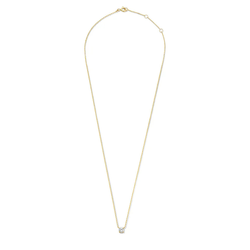 Collana con pietra moissanite Cléa | Oro