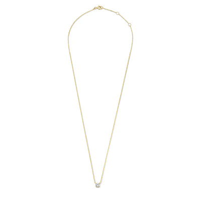 Collana con pietra moissanite Cléa | Oro