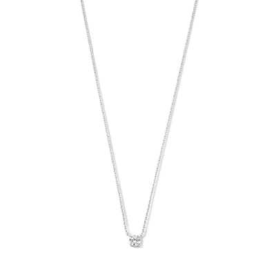 Collana con pietra moissanite Cléa | Oro