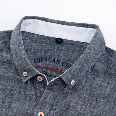 Arvani - Camicia in Lino Saint-Tropez Elegante per uno Stile Fresco e Raffinato