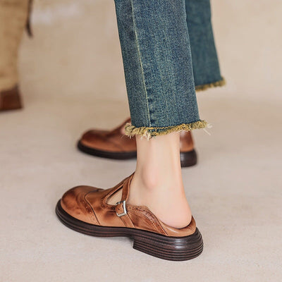 Donatella - Elegante scarpa in pelle