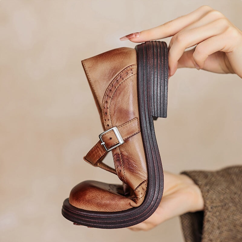 Donatella - Elegante scarpa in pelle