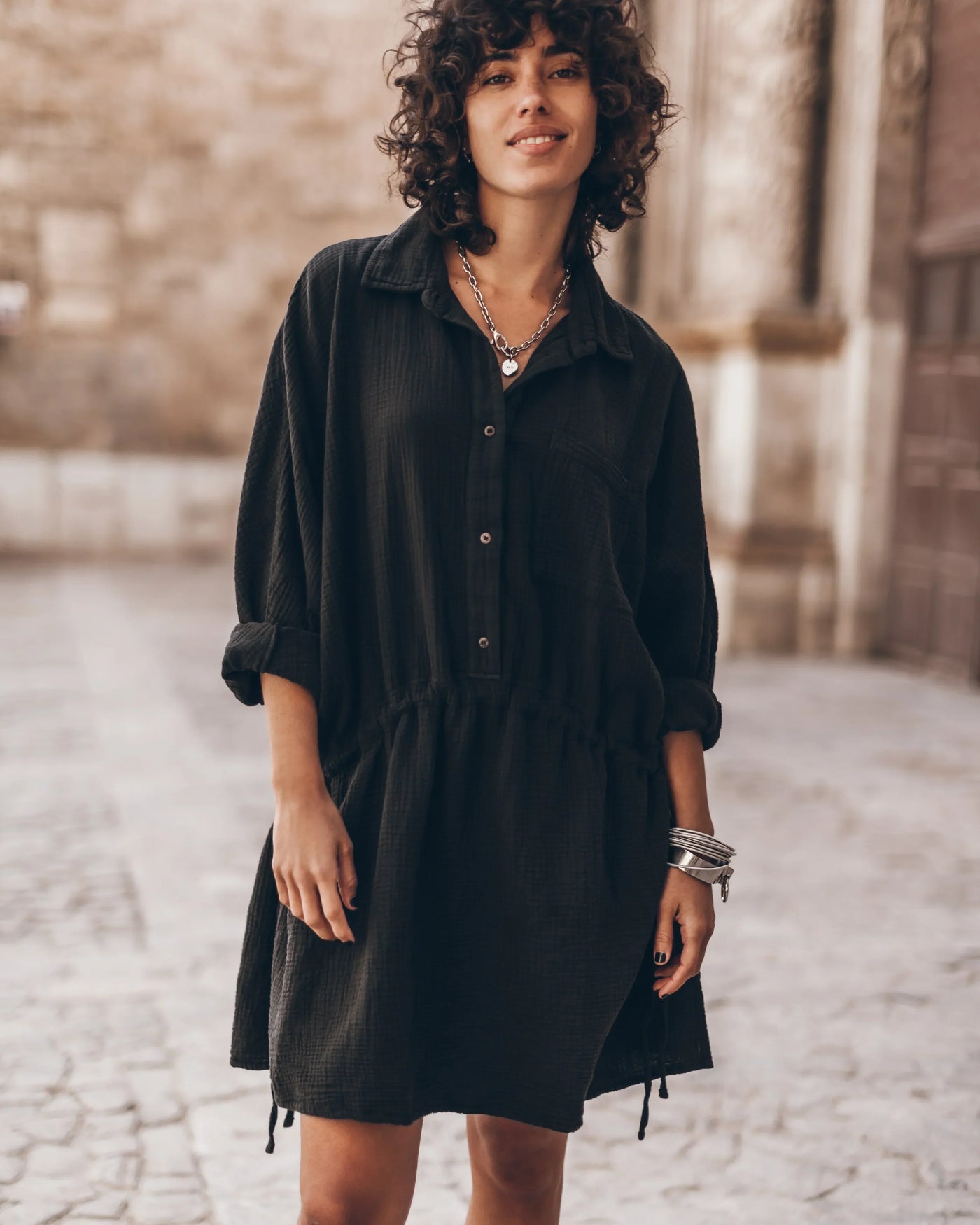 Quinn™ - Classico Abito Camicia Elegante per Ogni Occasione